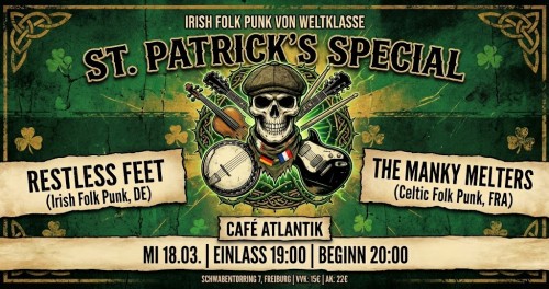 restless feet manky melters märz 26 facebook header